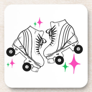 Porta-copo Ilustração Derby Skating Skates Roller