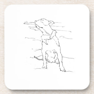 Porta-copo Ilustração do American Staffordshire Terrier