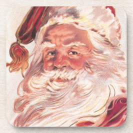 Porta-copo Ilustração do Papai Noel de natais vintages