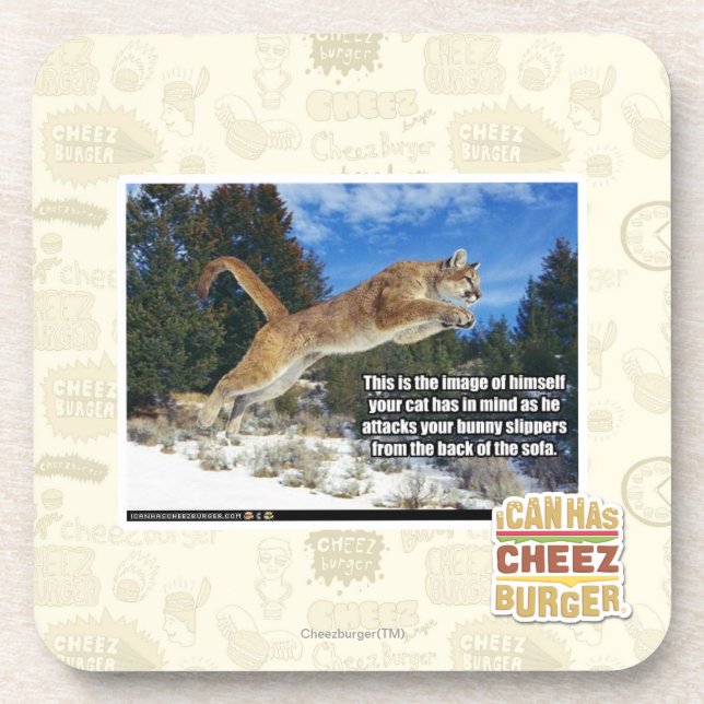 Porta-copo Imagem do gato (Frente)