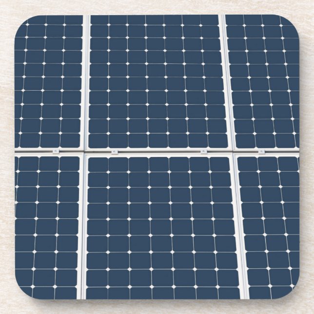 Porta-copo Imagem engraçada de um painel de energia solar (Frente)