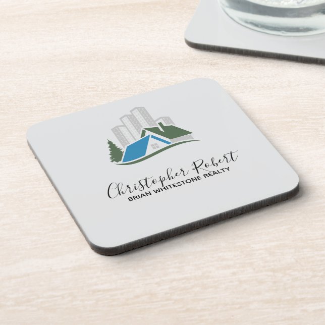 Porta-copo Imóveis Simples (Left Side)