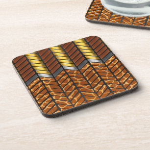 Porta-copo Impressão Animal de Girafa Chevron Ziguezague Mode