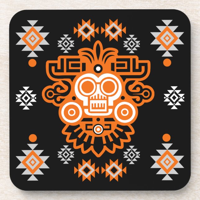 Porta-copo Impressão Azteca Arizona (Frente)