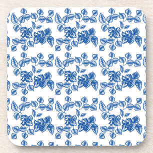 Porta-copo Impressão azul Delft-LIke