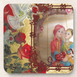 Porta-copo Impressão de Arte Gráfica de Retrato de Boneca de 