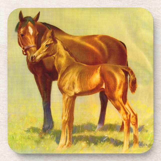 Porta-copo impressão de cavalo grande (Frente)