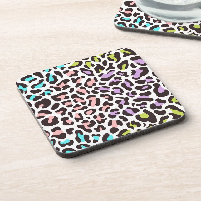 Porta-copo Impressão de leopardo pastel (Left Side)