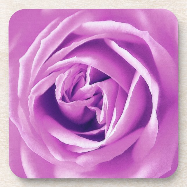 Porta-copo impressão rosa lavanda (Frente)