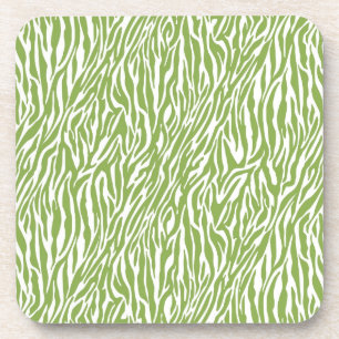 Porta-copo Impressão Safari Zebra Verde