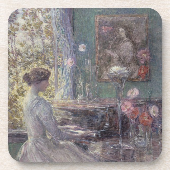 Porta-copo Improvisação por Frederick Childe Hassam (Frente)