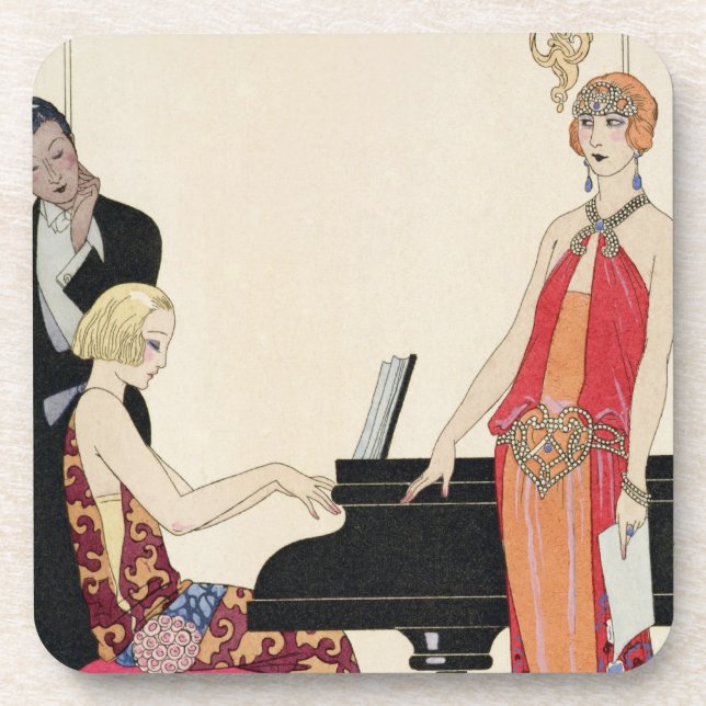 Porta-copo Incantation, ilustração para 'Gazeta du Bon Ton' (Frente)