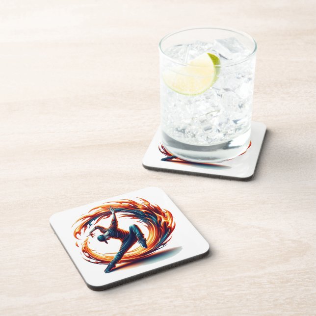 Porta-copo Incêndio Na Rua Bredance Com Energia Urbana (Lado Direito)