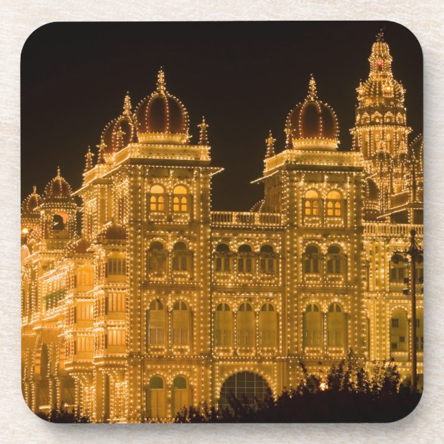 Porta-copo ÍNDIA, Karnataka, Mysore: Palácio do Majaraja (c. (Frente)