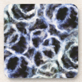 Porta-copo índigo reciclado shibori :
