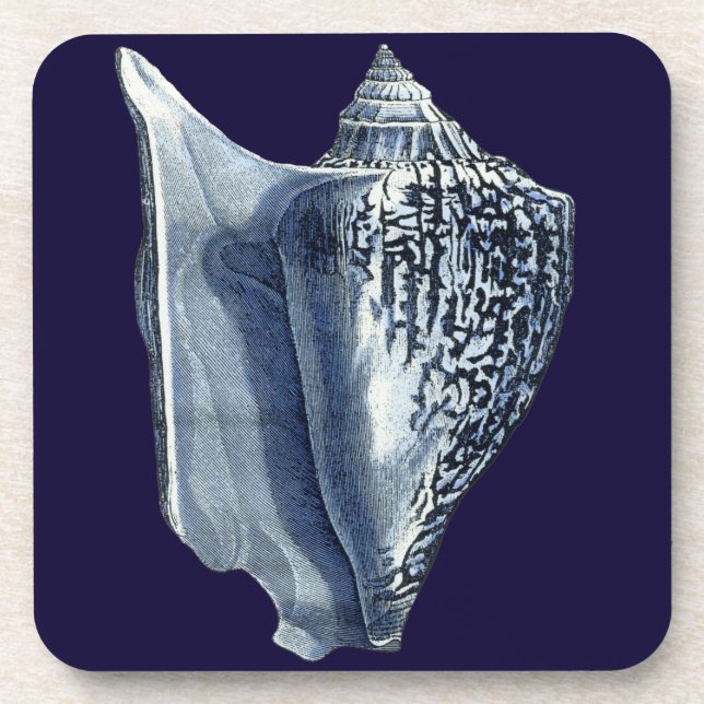 Porta-copo Indigo Shells I (Frente)