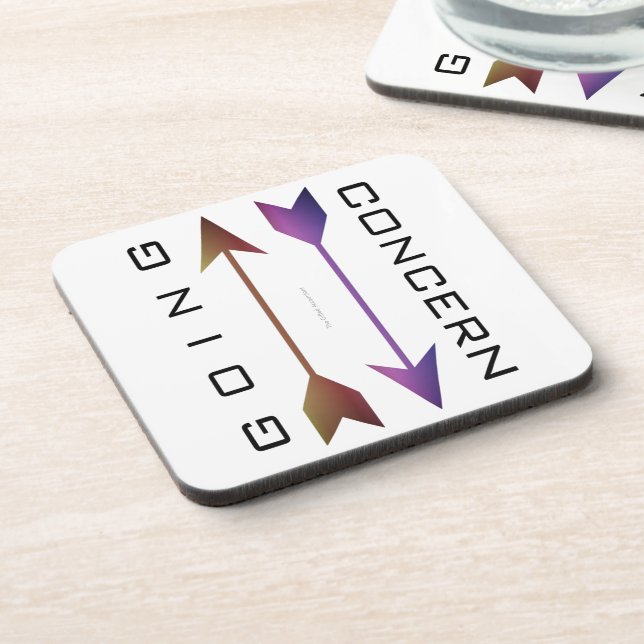 Porta-copo "Indo à Preocupação" (Left Side)