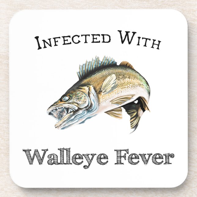 Porta-copo Infectado Com Febre Walleye (Frente)