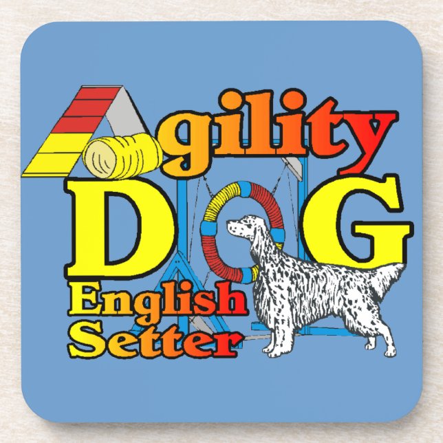 Porta-copo Inglês Setter Agilidade (Frente)