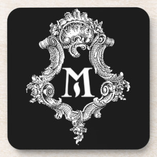 Porta-copo Inicial do monograma de M