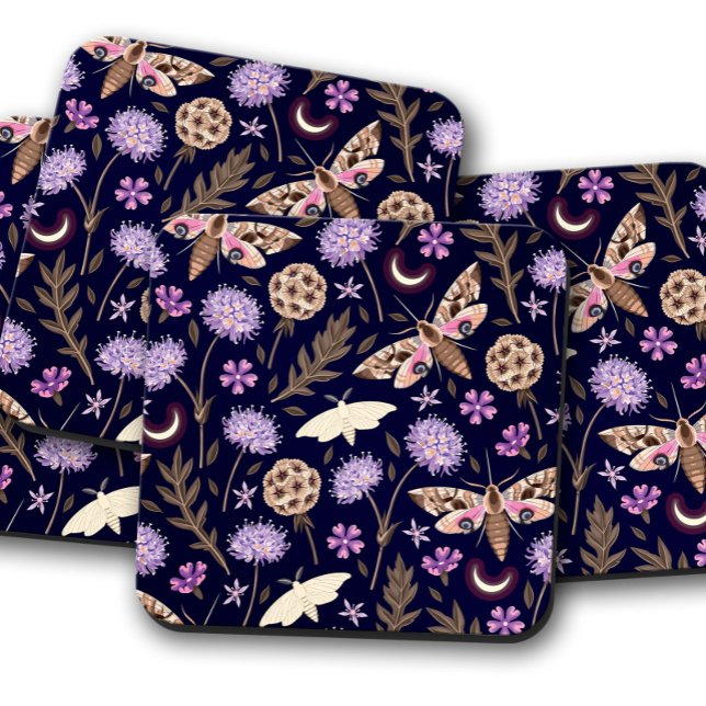 Porta-copo Inseto da Flor da Mama Roxa | Portas copos Elegant (Criador carregado)