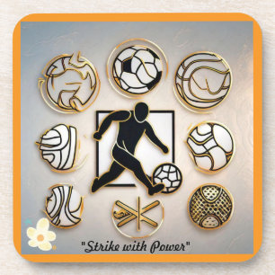 Porta-copo "Inspiração Design de futebol"