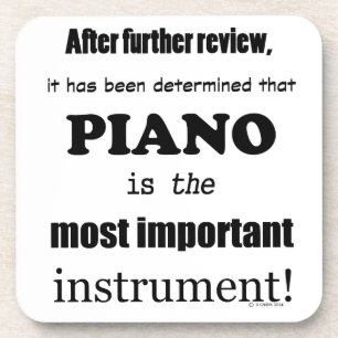 Porta-copo Instrumento mais importante para o Piano