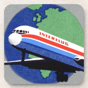 Porta-copo INTERFLUG - Companhia Aérea Nacional de DDR, Alema