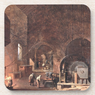 Porta-copo Interior do indústrias siderúrgicas, c.1850-60
