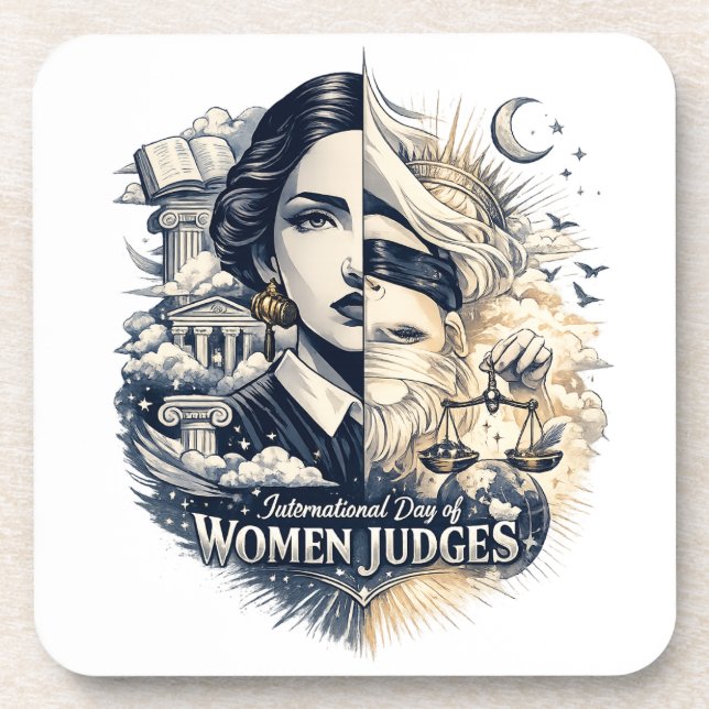 Porta-copo International Day of Women Judges (Frente)