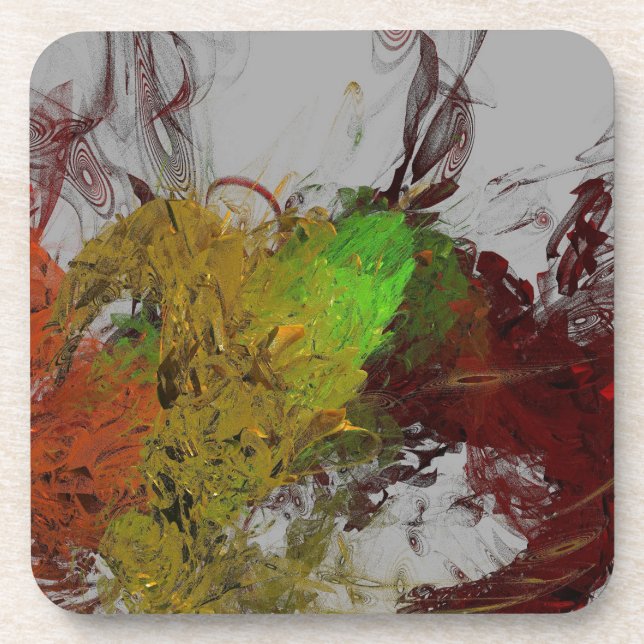 Porta-copo Invasão de cores (Frente)