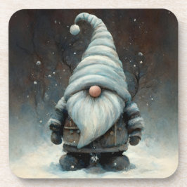 Porta-copo Inverno Gnomo em uma Floresta de Neve