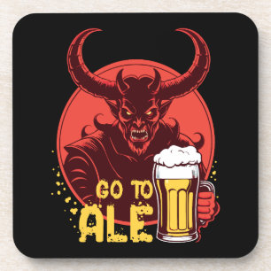 Porta-copo Ir para Ale - Cerveja de Bebendo de Satã