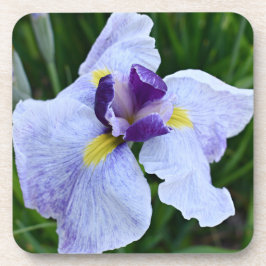 Porta-copo Iris Floral Japonesa Roxo e Branco