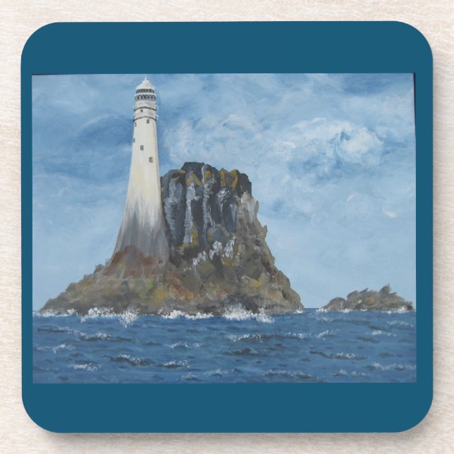 Porta-copo Irish Fastnet Lighthouse, County Cork Ireland, Set (Frente)