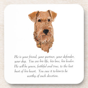 Porta-copo Irish Terrier Lembrança - Macho
