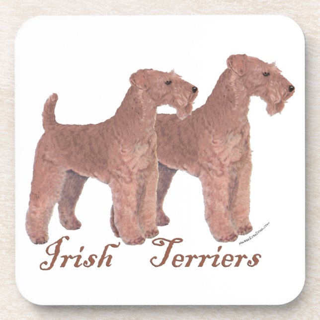 Porta-copo Irish Terriers (Frente)