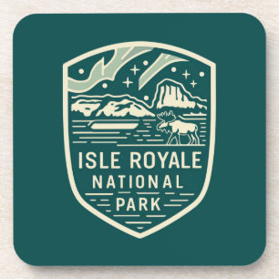 Porta-copo Isle Royale National Park Magical Night Emblem