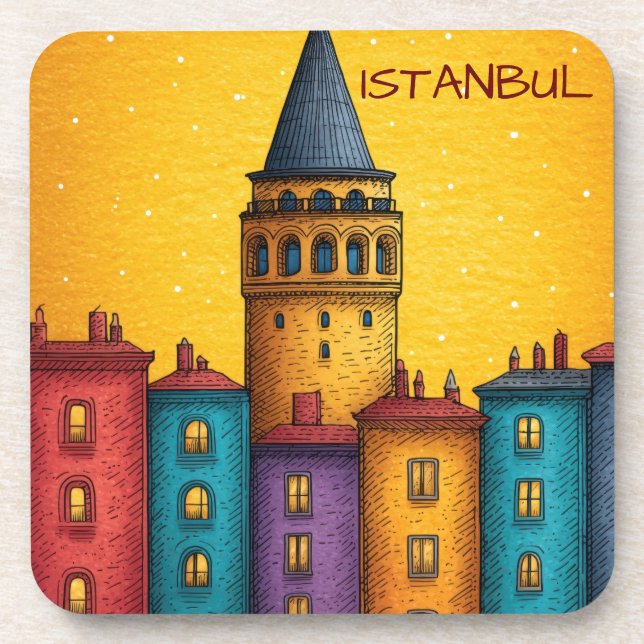 Porta-copo Istanbul Turkiye (Frente)