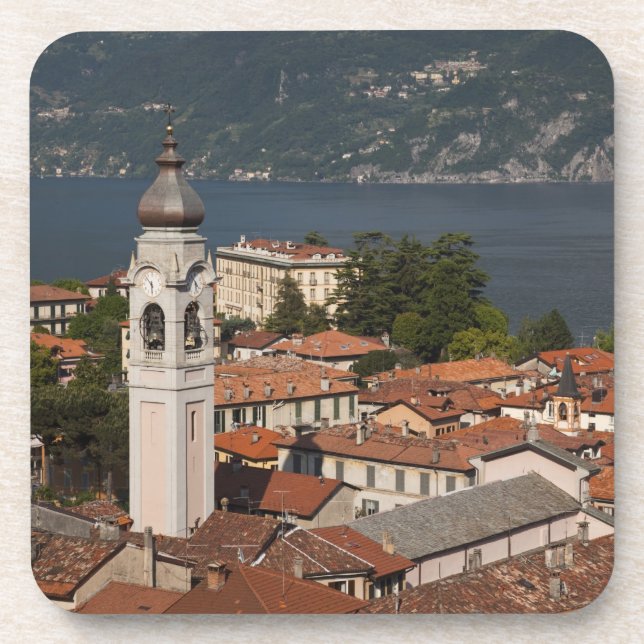 Porta-copo Itália, Como Province, Menaggio. Vista de cidade e (Frente)