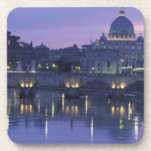 Porta-copo Itália, Roma São Pedro e Ponte Sant Angelo,