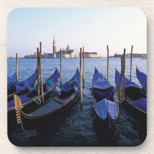 Porta-copo Itália, Veneto, Veneza, Fileira de Gôndolas e San