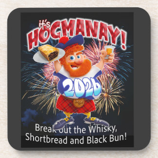 Porta-copo IT'S HOGMANAY! Break out the whisky.and shortbread