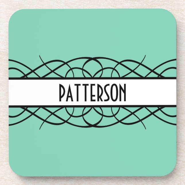 Porta-copo Ivory Deco Flourish (Frente)