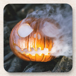 Porta-copo Jack-o-Lanterna Halloween Pumpkin Head Roasting