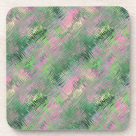 Porta-copo Jade Green Crystal Gel Pattern