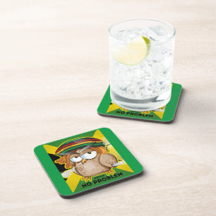 Porta-copo Jamaica No Problem Funny Owl