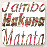 Jambo Hakuna Matata African Vintage Art Impressão