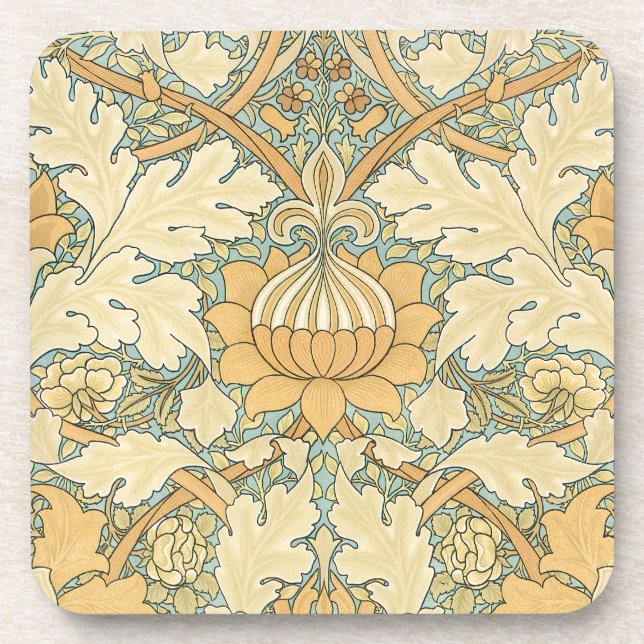 Porta-copo James, por William Morris, Acanthus Leaves (Frente)