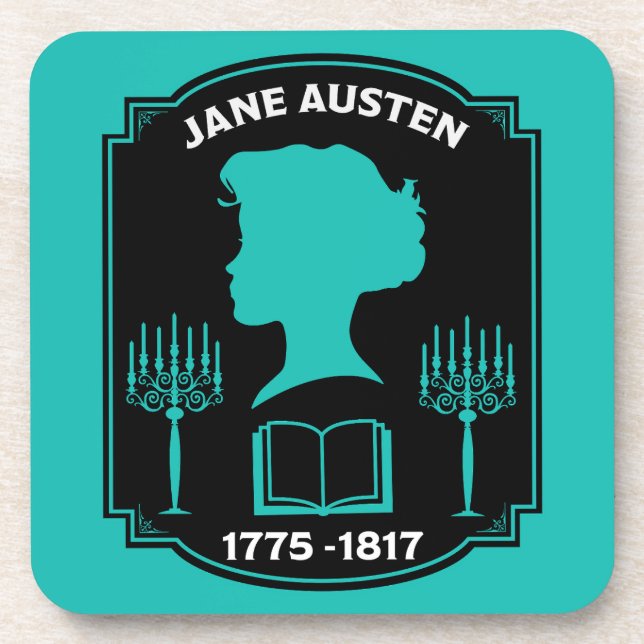 Porta-copo Jane Austen English Novelist (Frente)